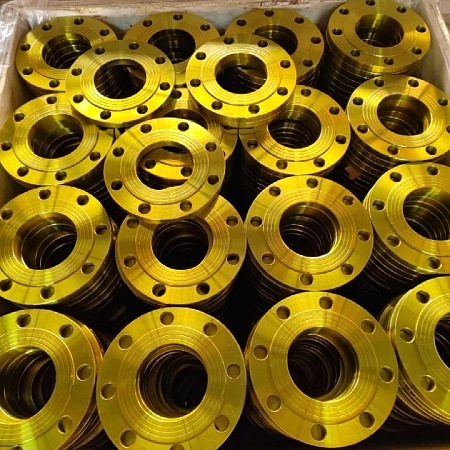 Custom plate flange